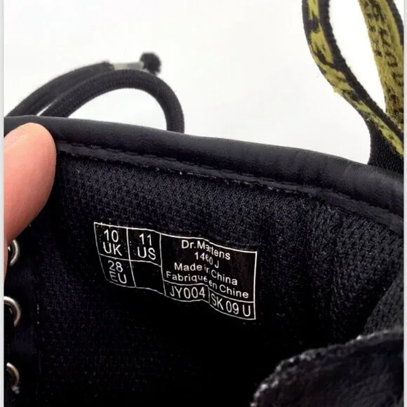 Dr. Martens | Leopard Print Combat Boots Girls Size 11 - Picture 4 of 8